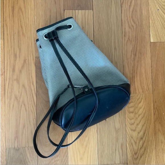 Esprit Houndstooth Drawstring Backpack - Picture 4 of 7